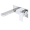 Grifo de Lavabo Moderno Mural - Cromado - Kubix