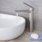 Grifo Mezclador Alto de Color Níquel Cepillado para Lavabo - Harting