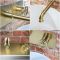 Grifo Mezclador Mural para Lavabo en Estilo Industrial - Oro Satinado - Zandra