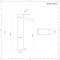 Lavabo Sobre Encimera Oval de Cerámica 520x320mm con Grifo Mezclador de Lavabo Monoforo - Kenton