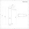 Lavabo Sobre Encimera Oval de Cerámica 520x320mm con Grifo Mezclador de Lavabo Monoforo - Kenton