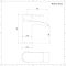 Lavabo Sobre Encimera Rectangular de Cerámica 600mm x 420mm con Grifo Mezclador de Lavabo Monoforo - Exton