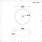 Lavabo Sobre Encimera Redondo de Cerámica de 280mm Completo con Grifo Mezclador Alto para Lavabo - Ashbury
