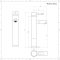 Lavabo Sobre Encimera Redondo de Cerámica 320x320mm con Grifo Mezclador Alto para Lavabo - Ashbury