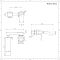 Lavabo Sobre Encimera Rectangular de Cerámica 610x350mm con Mezclador de Lavabo Mural - Alswear