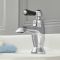 Hudson Reed Elizabeth -  Grifo Mezclador Tradicional para Lavabo con Manija a Palanca - Cromado y Negro 