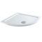 Conjunto de Baño Tradicional Completo con Mampara de Ducha Angular, Inodoro Suspendido con Cisterna y Lavabo con Pedestal - Chester