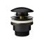 Válvula de Desagüe Universal Manual para Lavabo - Negra