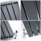 Radiador de Diseño Horizontal (Panel Doble) - 635mm x 413 mm - Antracita - Sloane