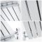 Radiador de Diseño Horizontal Doble - Blanco - 635mm x 826mm x 71mm - 1306 Vatios - Sloane