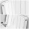 Radiador de Diseño Vertical (Panel Doble) - 1780mm x 354 mm - Blanco - Sloane