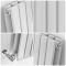 Radiador de Diseño Horizontal (Panel Doble) - 635mm x 0 mm - Gris Claro - Sloane