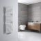 Radiador Toallero - Plano - con Conexión Central - 1200mm x 400mm - Blanco - Magera