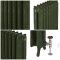 Radiador de Hierro Fundido de 2 Columnas - Altura de 950mm - Color Verde Duck Green de Farrow & Ball - Charlotte