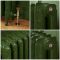 Radiador de Hierro Fundido de 2 Columnas - Altura de 950mm - Color Verde Duck Green de Farrow & Ball - Charlotte
