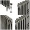 Radiador de Hierro Fundido de 3 Columnas - Altura de 760mm - Acabado Metal Gris Lúcido - Mercury