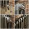 Radiador de Hierro Fundido de 3 Columnas - Altura de 760mm - Acabado Metal Gris Lúcido - Mercury