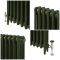 Radiador de Hierro Fundido de 3 Columnas - Altura de 860mm - Verde Duck Green de Farrow & Ball  - Mercury