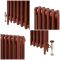 Radiador en Hierro Fundido de 3 Columnas - Altura de 860mm - Color Rojo Eating Room Red de Farrow & Ball - Mercury