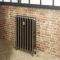 Radiador de Hierro Fundido de 4 Columnas - Altura de 760mm - Acabado Metal Gris Lúcido - Mercury