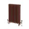 Radiador en Hierro Fundido de 4 Columnas -Altura de 560mm - Color Rojo Eating Room Red de Farrow & Ball - Mercury
