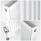 Radiador Convector Horizontal con Panel Doble (Type 22) -  Blanco - 400 mm x 1200 mm - Eco