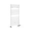 Radiador Toallero Mixto Blanco  - 1190mm x 600mm - incl. 600W Elemento Eléctrico, Pieza en Forma de T y Llaves - Arno