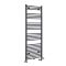 Radiador Toallero Mixto Antracita Plano - 1600mm x 500mm - incl. 800W Elemento Eléctrico, Pieza en Forma de T y Llaves - Neva