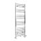 Radiador Toallero Mixto Cromado Plano - 1600mm x 500mm - incl. 600W Elemento Eléctrico, Pieza en Forma de T y Llaves - Neva