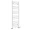 Radiador Toallero Mixto Blanco Plano - 1785mm x 600mm - incl. Elemento Eléctrico de 1000W, Pieza en Forma de T y Llaves - Neva