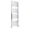 Radiador Toallero Mixto Cromado Curvo - 1800mm x 600mm - incl. 1000W Elemento Eléctrico, Pieza en Forma de T y Llaves - Kent