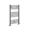Radiador Toallero Mixto Antracita Plano - 1000mm x 400mm - incl. Elemento Eléctrico de 400W, Pieza en Forma de T y Llaves - Artle