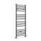 Radiador Toallero Mixto Antracita Plano - 1600mm x 400mm - incl. 600W Elemento Eléctrico, Pieza en Forma de T y Llaves - Artle