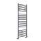 Radiador Toallero Mixto Antracita Plano - 1800mm x 400mm - incl. 800W Elemento Eléctrico, Pieza en Forma de T y Llaves - Artle