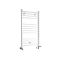 Radiador Toallero Mixto Blanco Plano - 1000mm x 500mm - incl. Elemento Eléctrico de 400W, Pieza en Forma de T y Llaves - Ive
