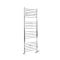 Radiador Toallero Mixto Cromado Plano - 1600mm x 500mm - incl. Elemento Eléctrico de 400W, Pieza en Forma de T y Llaves - Kent