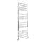 Radiador Toallero Mixto Cromado Plano - 1800mm x 500mm - incl. Elemento Eléctrico de 1000W, Pieza en Forma de T y Llaves - Kent