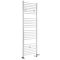 Radiador Toallero Mixto Blanco Plano - 1800mm x 500mm - incl. Elemento Eléctrico de 1000W, Pieza en Forma de T y Llaves - Ive