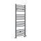 Radiador Toallero Mixto Antracita Plano - 1600mm x 600mm - incl. 800W Elemento Eléctrico, Pieza en Forma de T y Llaves - Artle