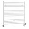 Radiador Toallero Mixto Blanco Plano - 1000mm x 1000mm - incl. 800W Elemento Eléctrico, Pieza en Forma de T y Llaves - Ive