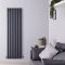 Radiador de Diseño Vertical (Panel Doble) 1600mm x 472mm - Antracita - Revive