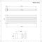 Radiador de Diseño Horizontal (Panel Doble) - 472mm x 1600 mm - Antracita - Revive
