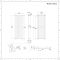 Radiador de Diseño Vertical (Panel Único) 1600mm x 590mm - Antracita - Revive