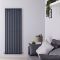 Radiador de Diseño Vertical (Panel Único) 1600mm x 590mm - Antracita - Revive