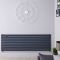 Radiador de Diseño Horizontal (Panel Único) - 590mm x 1600 mm - Antracita - Revive