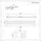 Radiador de Diseño Horizontal (Panel Doble) - 236mm x 1600 mm - Antracita - Revive