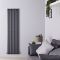 Radiador de Diseño Vertical (Panel Único) - 1600mm x 472 mm - Antracita - Savy