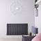 Radiador de Diseño Horizontal (Panel Doble) - 635mm x 1180 mm - Antracita - Sloane