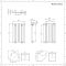 Radiador de Diseño Horizontal (Panel Único) 635mm x 413mm - Antracita - Revive