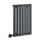 Radiador de Diseño Eléctrico Horizontal (Panel Único) Antracita de 635mm x 413mm con Elemento Eléctrico Termostático Wi-Fi de 400W - Revive - Fabricado por ECOSO de Hudson Reed